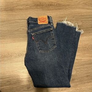 Levi's Dark Blue straight leg Jeans